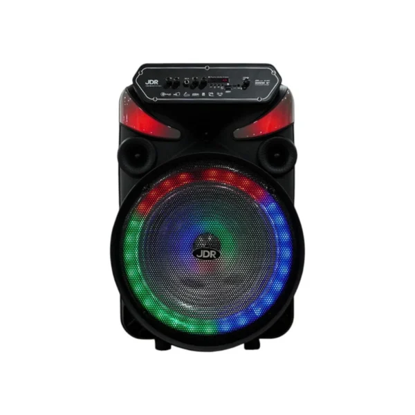 audio-component-0010 JDR ลําโพงบูลทูธ 15 นิ้วล้อลาก รุ่น JR-1539 มีแบตในตัว เครื่องเสียง เบสหนัก แถมไมค์และรีโมท