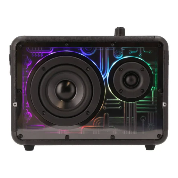 เทคโปร ลําโพง Wireless Speaker RGB Lynx01 สีดํา