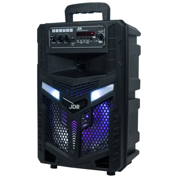 audio-component-0024 โซน่าร์ ตู้ลําโพง พร้อมไมโครโฟนสาย 8 รุ่น JR-803