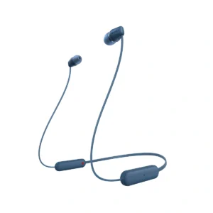 audio-component-0042 โซนี่ หูฟังบลูทูธ รุ่น WI-C100 สีน้ําเงิน