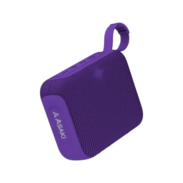 audio-component-0081 Asaki Bluetooth Speaker ลําโพงไร้สาย เชื่อมต่อง่าย กะทัดรัด พกพาสะดวก รุ่น APS-4017 ประกัน 1 ปี ม่วง