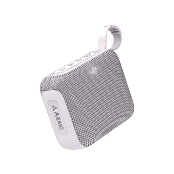 Asaki Bluetooth Speaker ลําโพงไร้สาย เชื่อมต่อง่าย กะทัดรัด พกพาสะดวก รุ่น APS-4017 ประกัน 1 ปี เทา