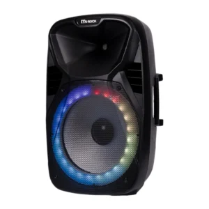 McRock ลําโพง 15 นิ้ว เชื่อมต่อบลูทูธ เคลื่อนที่อเนกประส่งค์ แถมไมโครโฟน สําหรับช่วยสอน MC มีล้อลาก รุ่น DHT-730DF(M155)