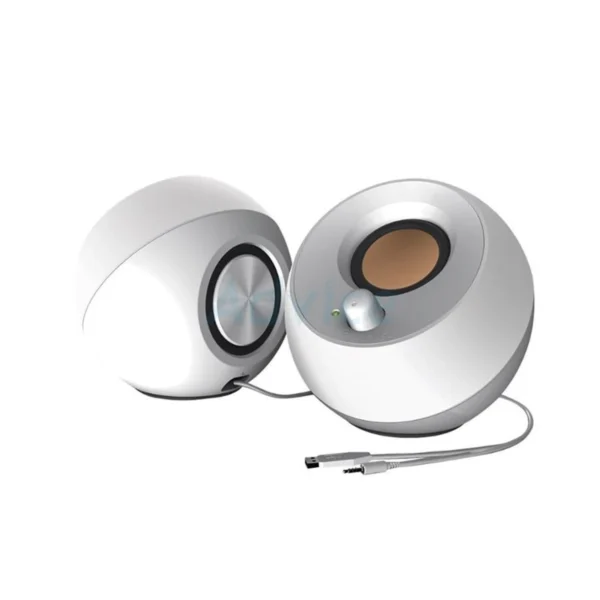 audio-component-0122 CREATIVE (2.0) ลําโพง (PEBBLE) White - A0144114
