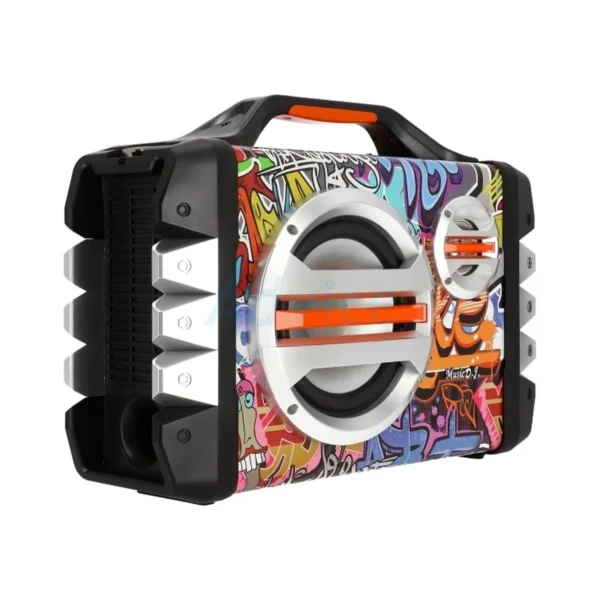 MUSIC D.J. (1.0) ตู้ช่วยสอน (M-M16G/CP178) BLUETOOTH Silver/Orange - A0117252