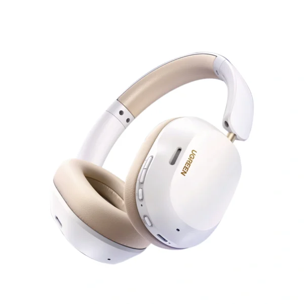 ยูกรีน หูฟังไร้สาย HiTune Max5c ระบบตัดเสียงรบกวนแบบ Hybrid Active สีขาว