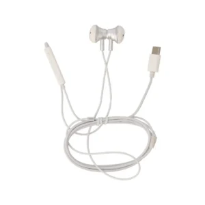 audio-component-0240 เทคโปร หูฟัง Magnet Earbud with Mic. Type-C สีขาว