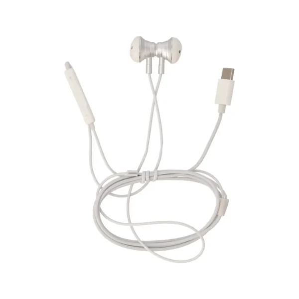 audio-component-0240 เทคโปร หูฟัง Magnet Earbud with Mic. Type-C สีขาว
