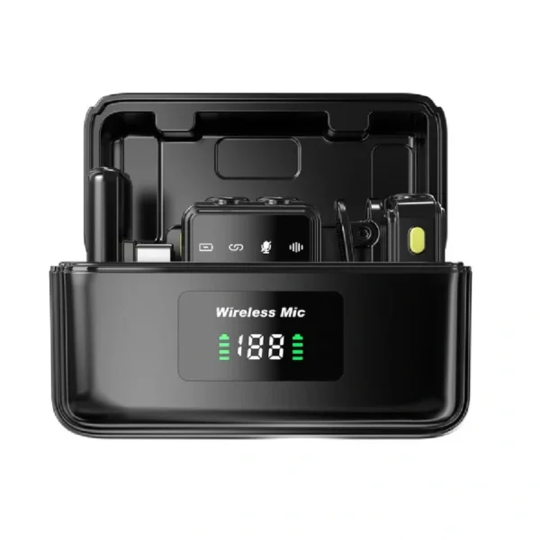 audio-component-0247 วิวู ไมค์โครโฟน DUO ANC รุ่น Wi-WM005 สีดํา