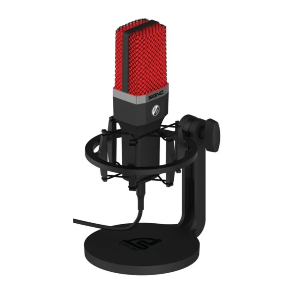 audio-component-0263 SIGNO MP-707 ไมค์โครโฟน Microphone Condenser 48kHz มีระบบลดเสียงรบกวน ไฟ LED ใช้กับ PC/โทรศัพท์ เชื่อมต่อแบบ USB-A/USB-C