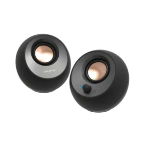 CREATIVE SPEAKER PEBBLE V3 [BLACK] ลําโพง ระบบเสียง 2.0 2 x 4W RMS : 51MF1700AA000