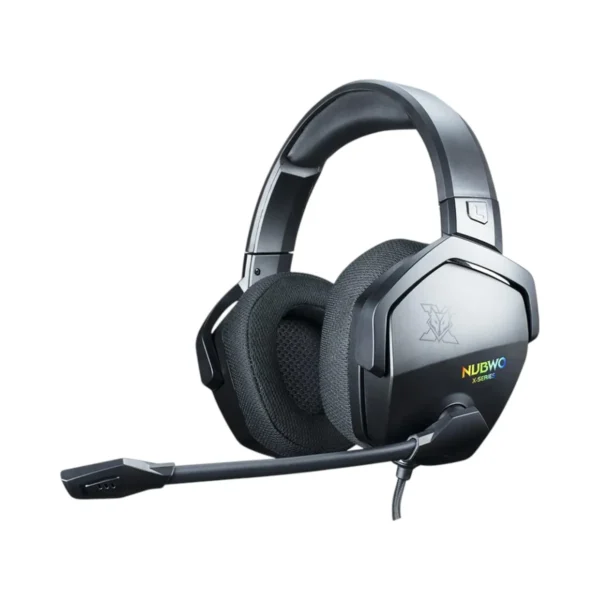 audio-component-0288 NUBWO Gaming Headset หูฟังเกมมิ่ง เสียงเสมือน 7.1 Surround แยกเสียงซ้าย-ขวา รุ่น X99 รับประกัน 2 ปี Black