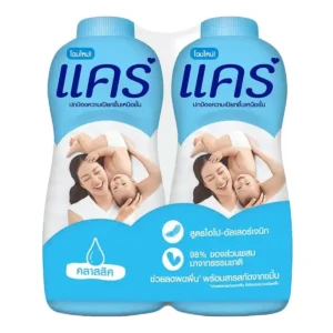 baby-care-15000-011 แคร์ แป้งเด็ก สูตรไฮโป-อัลเลอร์เจนิก กลิ่นคลาสสิค 350 ก. x 2