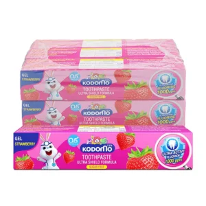 โคโดโม ยาสีฟันเนื้อเจล รสสตรอเบอร์รี่ 40 ก. x 6