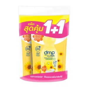 ดีเอ็มพี สบู่เหลวออร์แกนิค ซันฟลาวเวอร์ ออยล์ ชนิดถุงเติม 350 มล. x 2