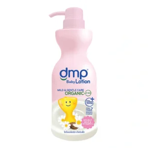 baby-care-15000-130 ดีเอ็มพี ดับเบิลมิลค์เบบี้โลชั่น สีชมพู 480 มล.