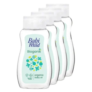 baby-care-15000-132 เบบี้มายด์ อัลตร้ามายด์ ไบโอแกนิก เบบี้ออยล์ 100 มล. x 4 ขวด