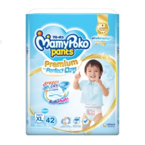 baby-diaper-15000-030 มามี่โพโค แพ้นท์ พรีเมี่ยม เอ็กซ์ตร้า ดราย สําหรับเด็กผู้ชาย ไซส์ XL แพ็ค 42 ชิ้น