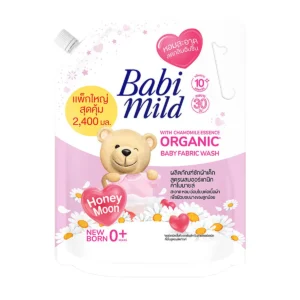 baby-laundry-15000-037 เบบี้มายด์ น้ํายาซักผ้าเด็ก สูตรออร์เกนิกคาโมมายด์ ฮันนีมูน 2.4 ล