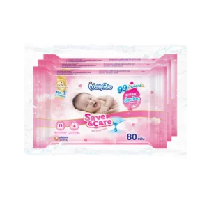 baby-wipe-15000-004 มามี่โพโค ผ้านุ่มชุ่มชื่น เซฟแอนด์แคร์ 80 แผ่น x 3