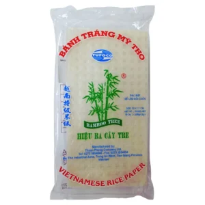 Bamboo Tree ใบเมี่ยงญวน แผ่นแป้งเวียดนาม ตราไผ่ แผ่นตัด เกรดB1 11x22cm 500g (1ห่อ)