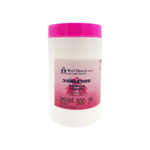 bakery-ingredients-0077 Best odour วานิลลา ผง หอม หวาน อร่อย เบสโอเดอร์ ทําเบเกอรี่ ขนาด 500กรัม กระป๋อง วนิลา วานิลา