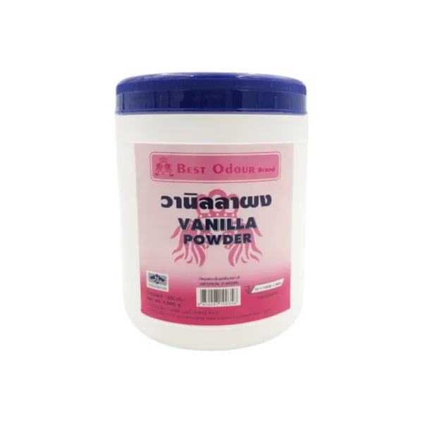 Best odour วานิลลา ผง ใส่ขนม เบเกอรี่ ขนาด 1000 กรัม เบสท์โอเดอร์ กระป๋อง วนิลลา วนิลา