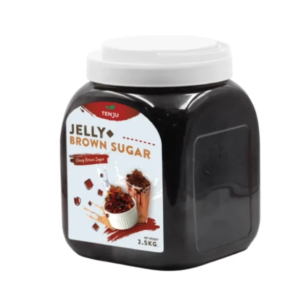 bakery-ingredients-0097 Tenju บราวน์ชูการ์เจลลี่ 2.5 กิโลกรัม brown sugar jelly (ตราเทนจู)