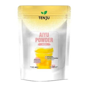 bakery-ingredients-0098 Tenju ผงอ้ายหยู่ 400 กรัม Aiyu ผงวุ้นจีน ผงวุ้นกบ ผงวุ้นสําเร็จรูป (ตรา เทนจู)