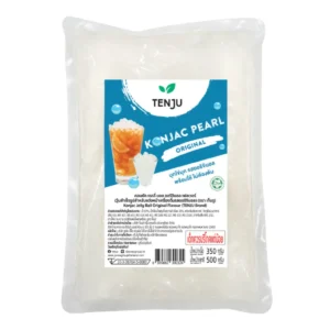 bakery-ingredients-0100 Tenju ไข่มุกบุก 500 กรัม คอนยัค เพิร์ล Konjac pearl บุกไข่มุก (ตรา เทนจู) Original Flavor 500 g.