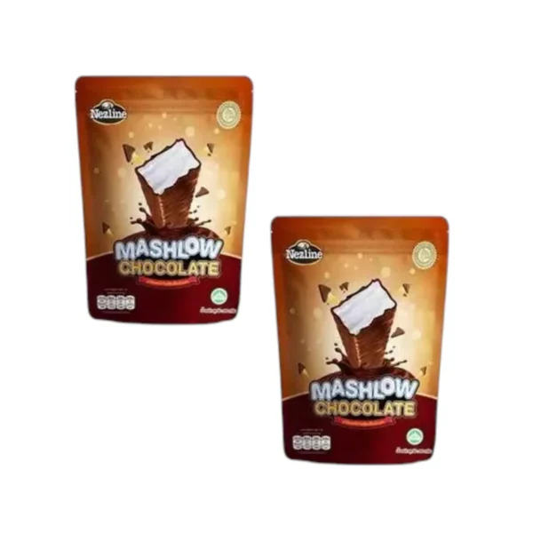 [ โปร 1 แถม 1 ] MASHLOW มาร์ชโล่ 80g  ช็อกโกแลตเคลือบมาร์ชเมลโล่แท่ง มีฮาลาล พกพาง่าย ช็อกโกแลต มาร์ชเมลโล่ มารชโล80g ชอก+ชอก