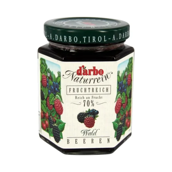 ดาร์โบแยมผลไม้รวมเข้มข้น 70% ขนาด 200กรัม /Darbo Forest Berry Spread 200gr. (หมดอายุ 10/09/2026)
