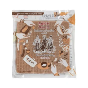 ทรีเลดี้ ใบเมี่ยงญวนข้าวกล้อง แป้งเวียดนาม 22x22cm. 340g. แผ่นสี่เหลี่ยม (1 ห่อ)