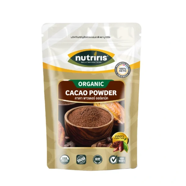 bakery-ingredients-0185 นูทริริส คาเคา พาวเดอร์ ออร์แกนิค 250 กรัม เพียว 100% จากเปรู ( Organic Cacao Powder) NUTRIRIS Brand