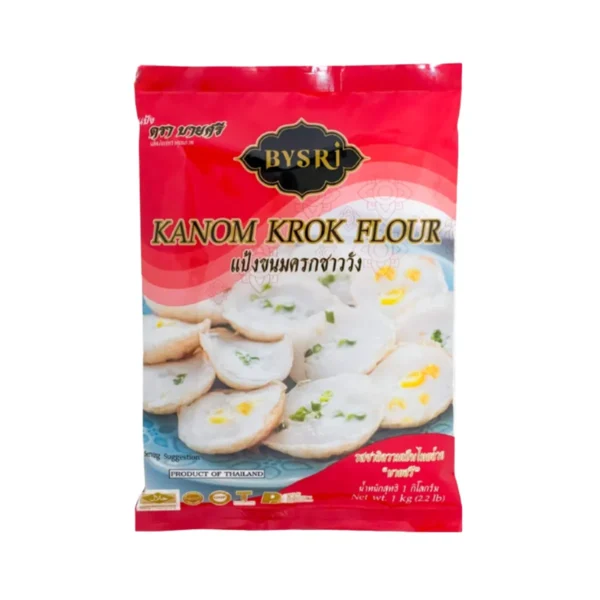 บายศรี แป้งขนมครกชาววัง ซอง 1 กิโลกรัม / BYSRI Kanom Krok Flour 1 kg.