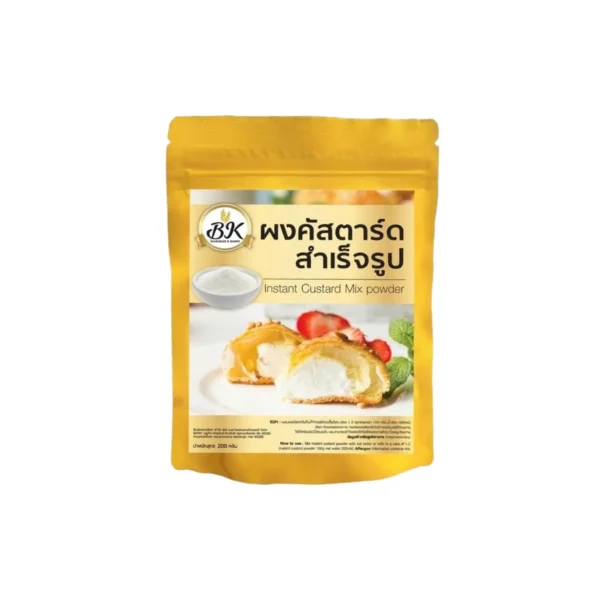 bakery-ingredients-0192 ผงคัสตาร์ดสําเร็จรูป ไม่ต้องตั้งเตา 200 กรัม