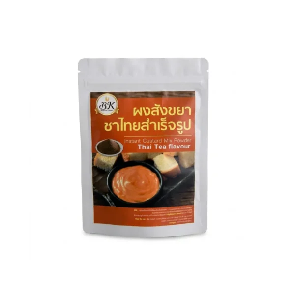 bakery-ingredients-0196 ผงสังขยาสําเร็จรูปรสชาไทย 100 กรัม ใช้ทําไส้ขนมและทาหน้าขนมได้