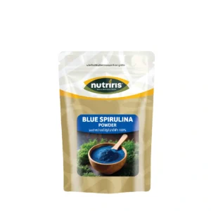 bakery-ingredients-0198 ผงสาหร่ายสไปรูลิน่าสีฟ้า เพียว100% 50 ก (Blue Spirulina Powder) NUTRIRIS Brand