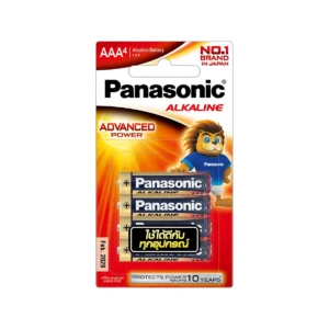 batteries-007 พานาโซนิค ถ่าน ALKALINE AAA x 4