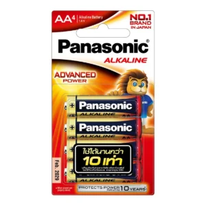 batteries-008 พานาโซนิค ถ่าน Alkaline AA x 4