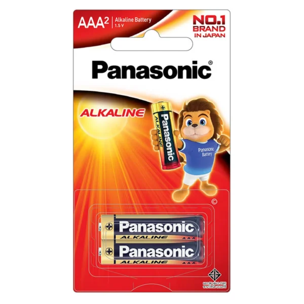 พานาโซนิค ถ่านอัลคาไลน์ AAA รุ่น LR03T/2B x 2