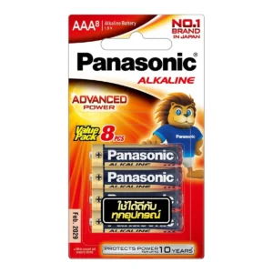 batteries-055 พานาโซนิค ถ่าน Alkaline AAA x 8