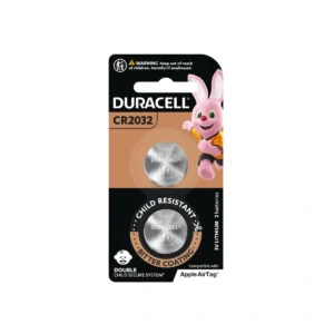 batteries-056 ดูราเซลล์ถ่านกระดุมCR2032 แพ็ค2 (1x12x6)