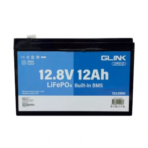 จีลิงค์ แบตลิเธียม LiFePO4 12.8V 12Ah รุ่น LFP12-12