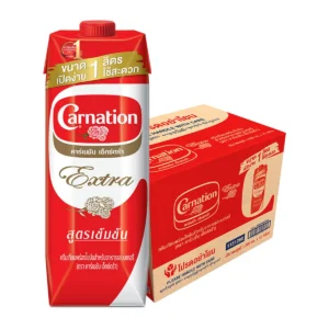 canned-packaged-0015 คาร์เนชัน เอ็กซ์ตร้า ครีมเทียมพร่องไขมัน 1 ล. x 12