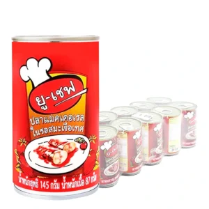 canned-packaged-0016 ยูเชฟ แมคเคอเรลในซอสมะเขือเทศ 145 ก. x 10