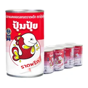 ปุ้มปุ้ย ปลาแมคเคอเรลราดพริก 155 ก. x 10
