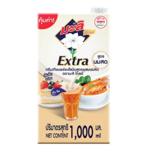 canned-packaged-0025 มะลิ โกลด์ เอ็กซ์ตร้า ครีมเทียมพร่องไขมันสูตรผสมนมสด 1 ล.