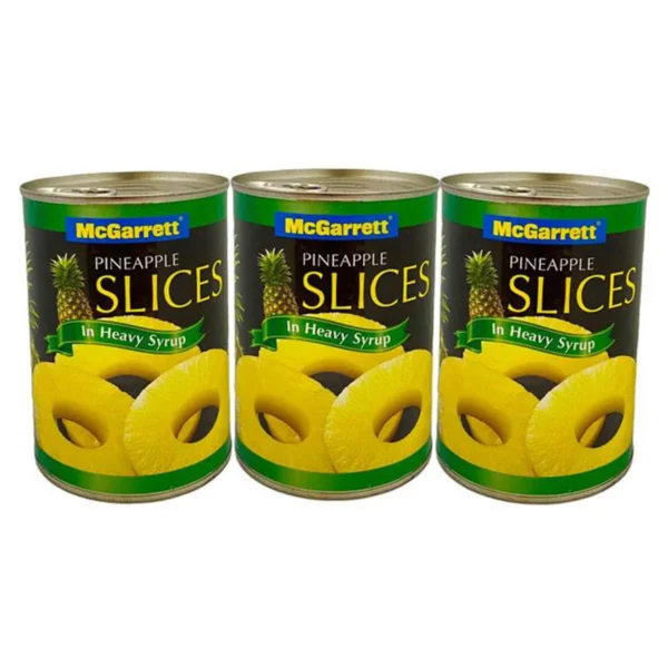 canned-packaged-0028 แม็กกาแรต สับปะรดแว่นในน้ําเชื่อม 565 ก. x 3