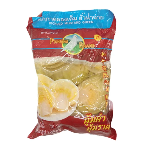 canned-packaged-0050 นกพิราบเดี่ยว ผักกาดดองเค็ม 1200 กรัม